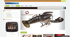 Desktop Screenshot of amandaseafood.vn